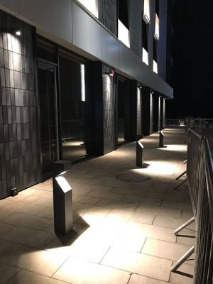 Hoge efficiëntie COB LED bollard lampen, Aluminium buiten gazon pad lampen