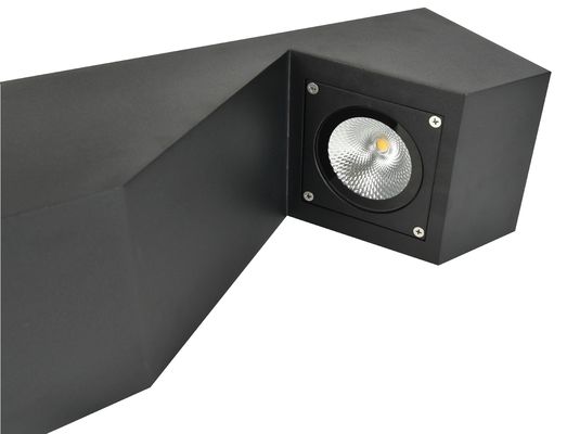 Hoge efficiëntie COB LED bollard lampen, Aluminium buiten gazon pad lampen