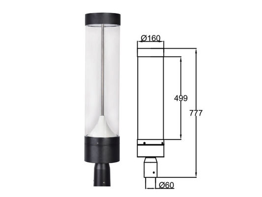 3030 Buitengelijk LED-landschapsverlichting Anti-UV-elektrostatisch poederspray