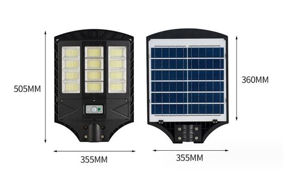 100w Buitenstraatverlichting, LED Zonne-bewegingssensor licht IP65 waterdicht