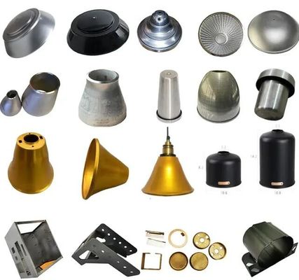 Lichte industrie Metalen spinnende onderdelen Op maat gemaakte aluminiumplaat metalen componenten