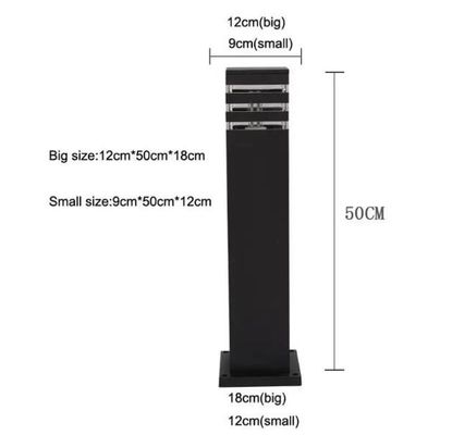 Aluminium LED Bollard Lampen, Buiten Tuin Licht Waterbestendig Anti Glare